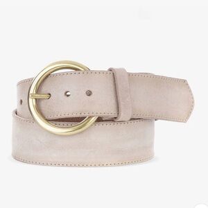 Brand new Brave leather buckle belt size 28 in bone color